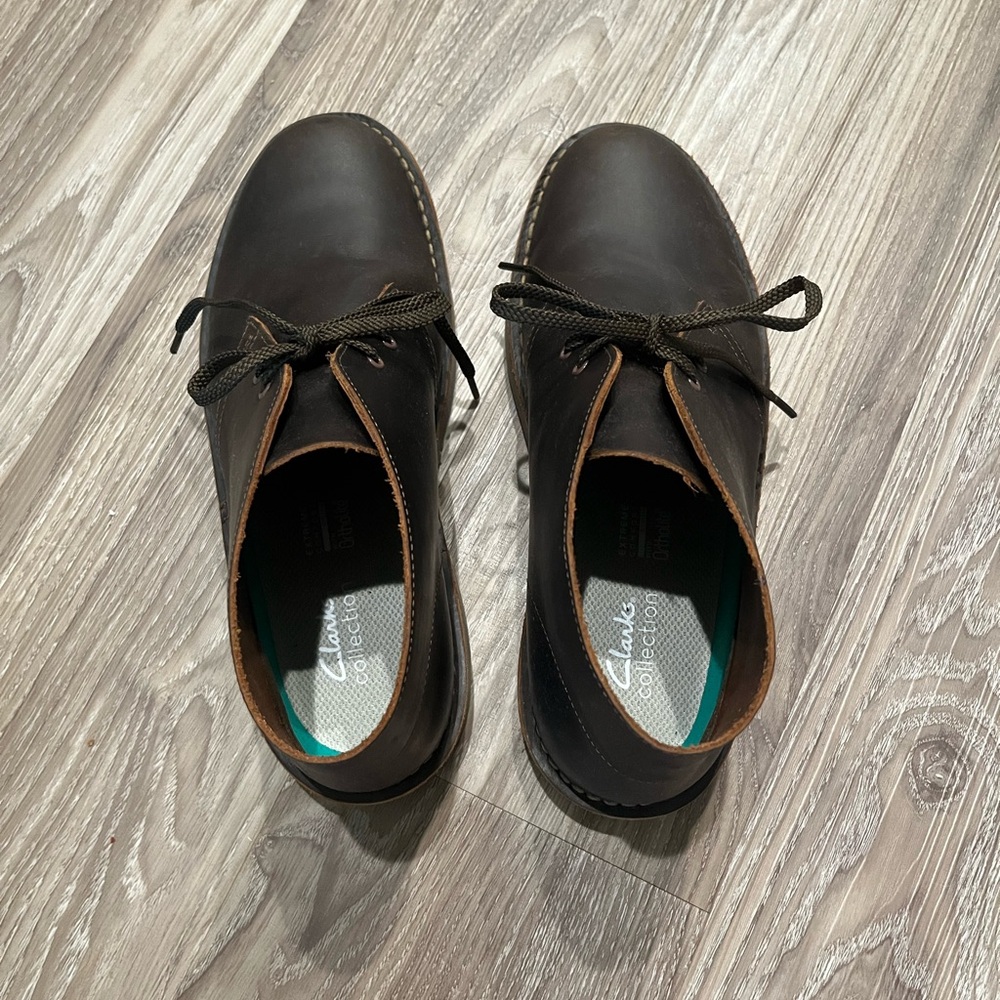 Clarks Men's Bushacre 3 Chukka Boot - Dark Brown - Picture 5 of 7